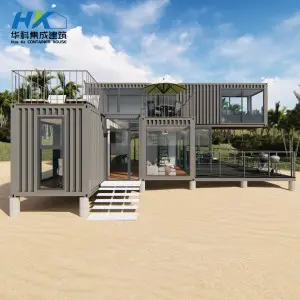 3*40ft Two Story Modular Prefabricated Shipping Container Home